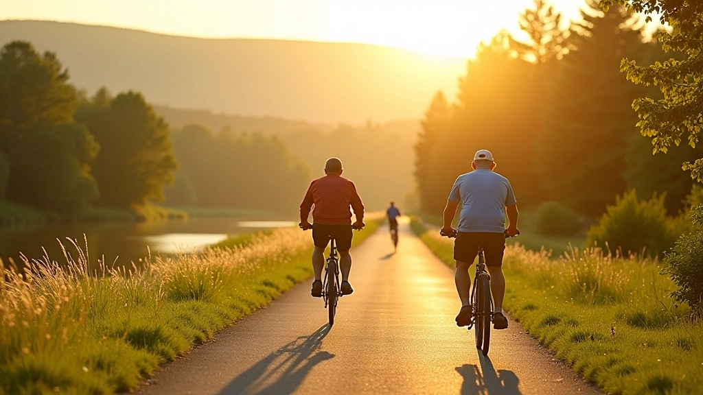 Krásná cyklistická trasa podél řeky Dyje s maturními cyklisty